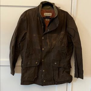 Men’s Tom Beckbe Tensaw Waxed Brown Jacket - Fading